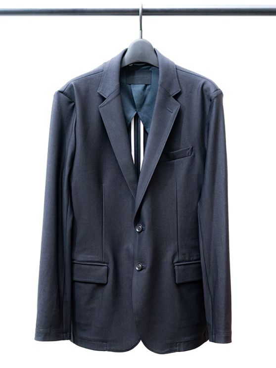 junhashimoto JERSEY JACKET -USO TWILL- and EASY TUCK PANTS★★ / D.NAVY
