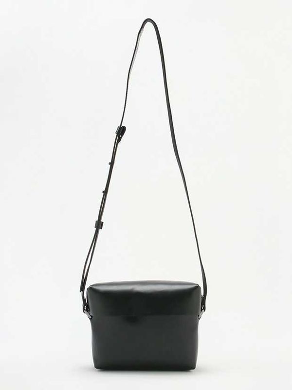 junhashimoto LEATHER SACOCHE BLACK