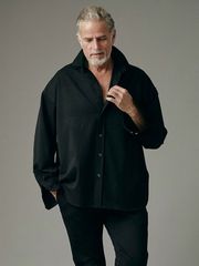 junhashimoto MEGA BIG SHIRT / BLACK