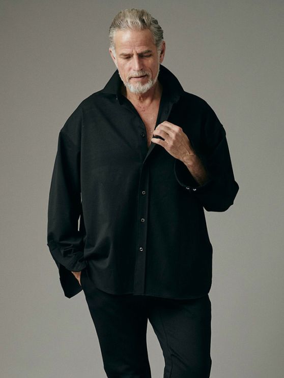 junhashimoto MEGA BIG SHIRT / BLACK