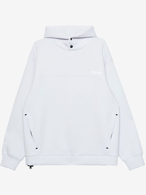 TFW49 CARDBOARD MATERIAL HOODIE / ICE GREY