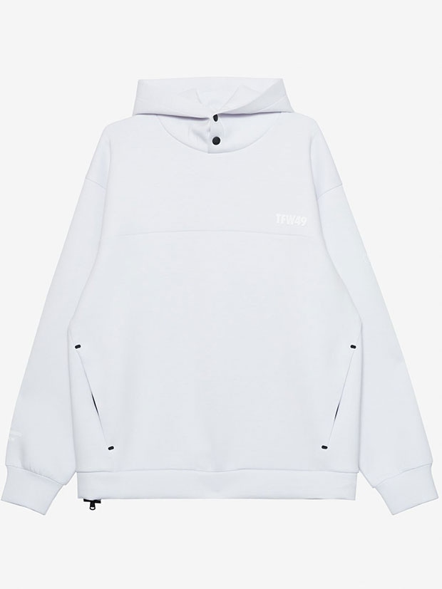 TFW49 CARDBOARD MATERIAL HOODIE / ICE GREY