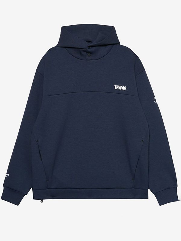 TFW49 CARDBOARD MATERIAL HOODIE / NAVY