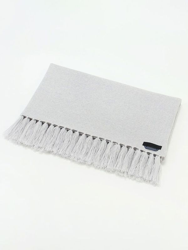 junhashimoto MULTI BIG STOLE / L.GREY