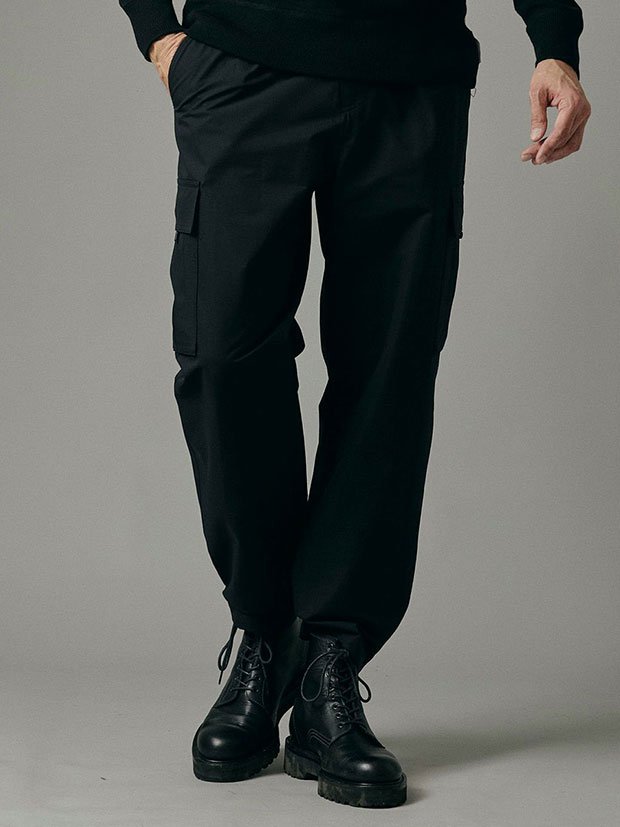 JH＋TECH CARGO PANTS / BLACK