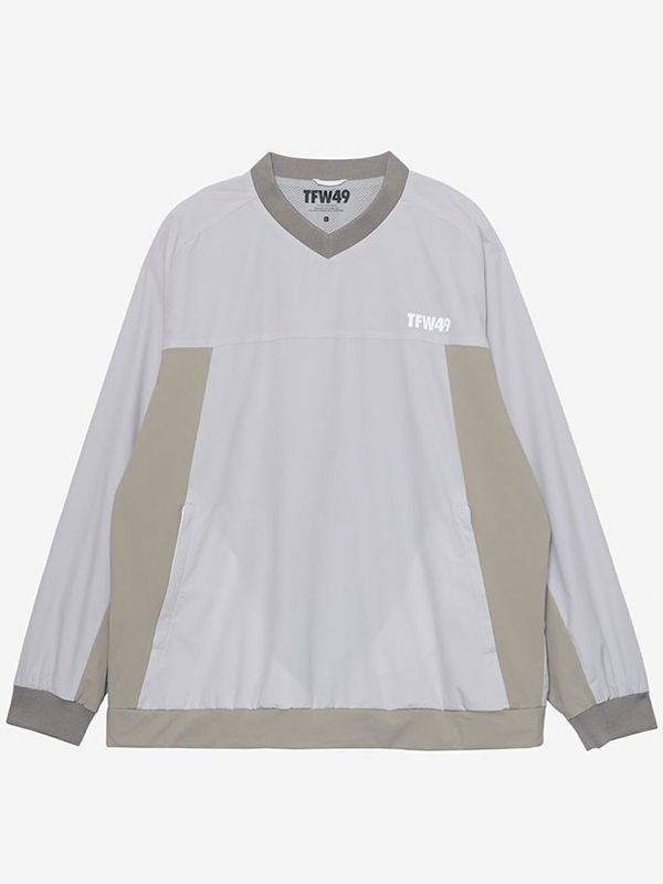 TFW49 SIDE PANEL SHELL PULLOVER / GREIGE