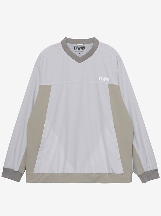 TFW49 SIDE PANEL SHELL PULLOVER / GREIGE