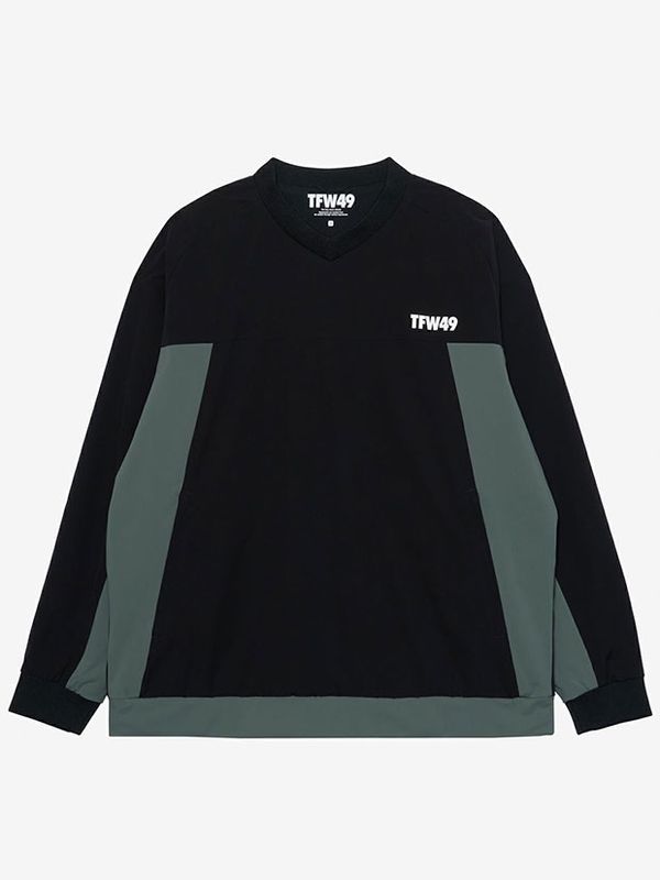 TFW49 SIDE PANEL SHELL PULLOVER / BLACK