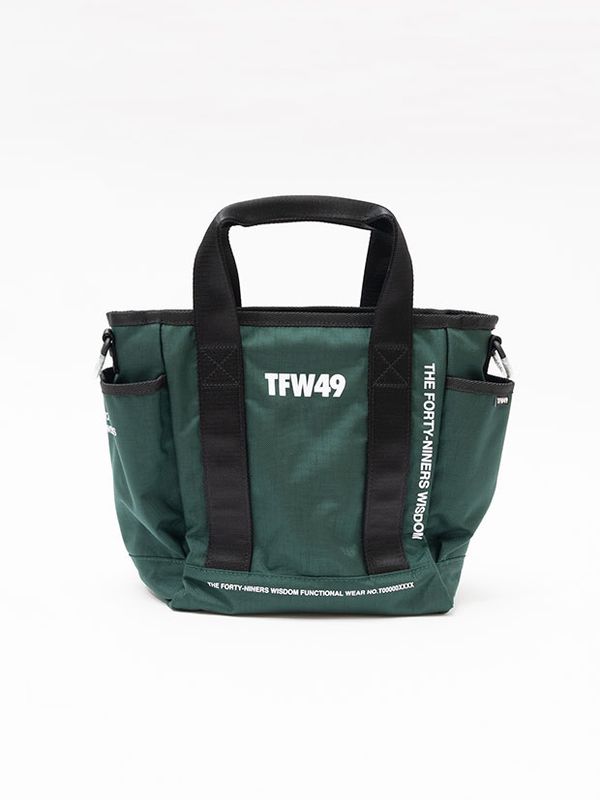 TFW49 NYLON TOTE BAG SMALL / GREEN