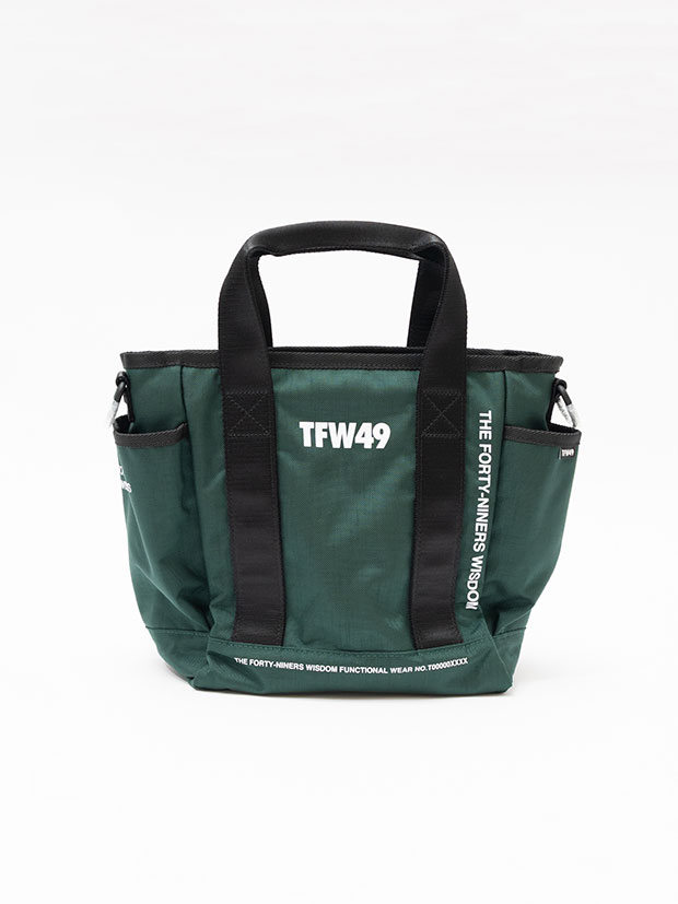 TFW49 NYLON TOTE BAG SMALL / GREEN