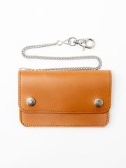 HTC TYPE-2 BIKER WALLET W/CHAIN / L.BROWN