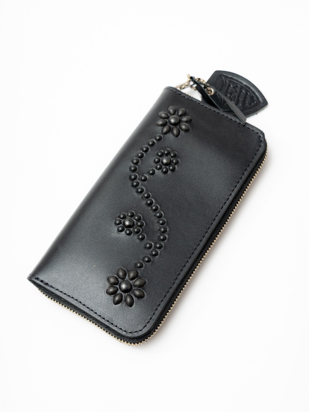 HTC 長財布　ラウンドジップ HTC BLACK ZIPPER LARGE #24 / BLACK x BLACK | ALL ITEM | rumbleFISH