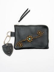 HTC CORNER ZIPPER PURSE 25TQ / BLACK x BRASS | HTC | rumbleFISH