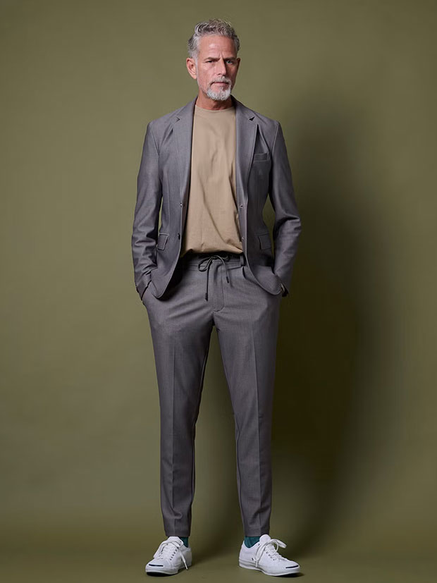 junhashimoto FULL LINING JERSEY JACKET and EASY TUCK PANTS★★ / INDIGO