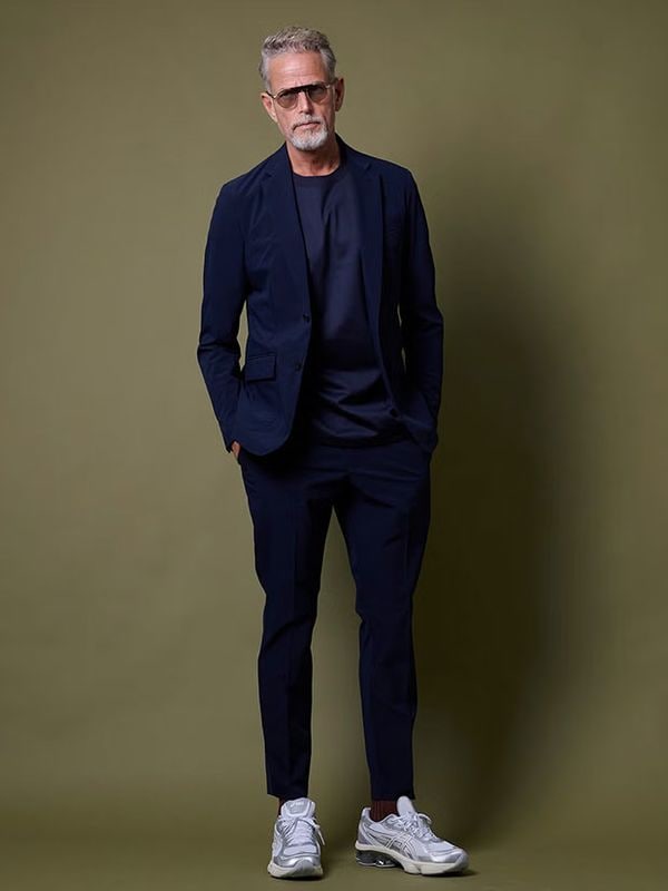 junhashimoto TRAVEL JACKET and 1 TUCK EASY PANTS / NAVY