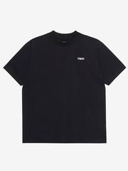 TFW49 HI-NECK SHORT SLEEVE T / BLACK