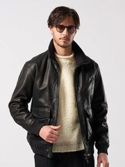 wjk leather rib jersey type A-2 / black