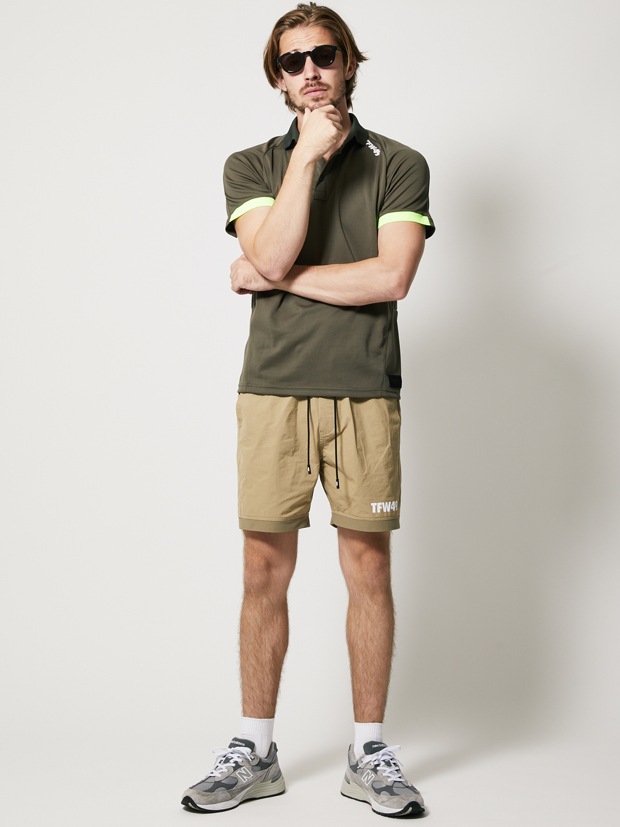 TFW49 NYLON SHORT PANTS / BEIGE