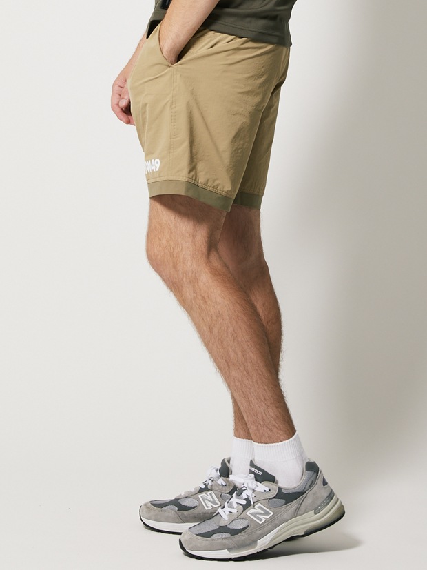 TFW49 NYLON SHORT PANTS / BEIGE