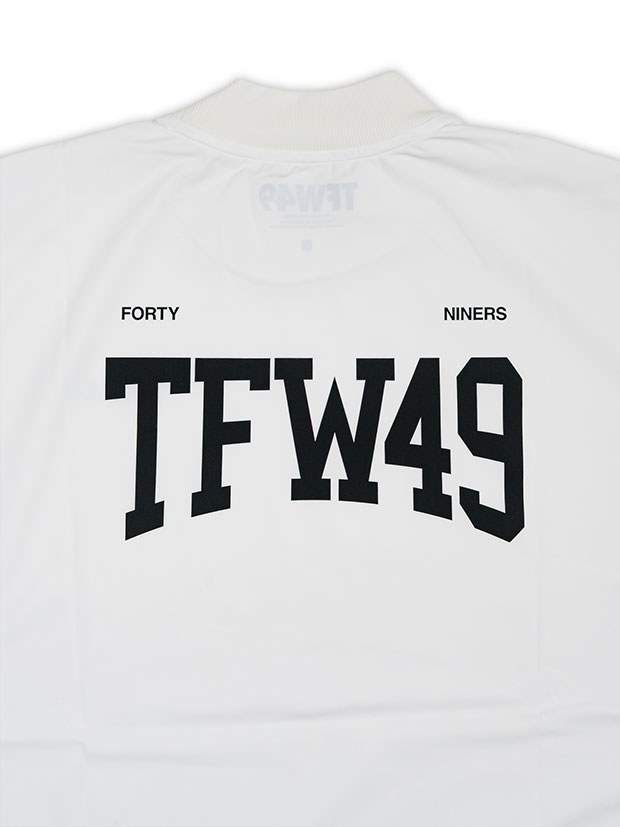 TFW49 HALF MOCKNECK TSHIRT / WHITE