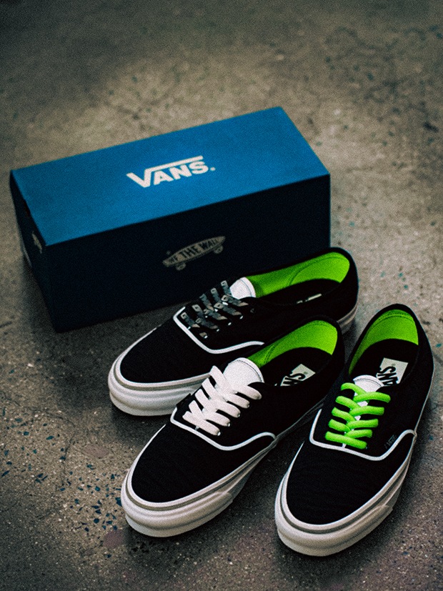 VANS×GUCCIMAZE Lx Authentic 44 Dl / GREEN GECKO/BLACK | VANS