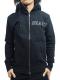 junhashimoto COLOR PRINT PARKA BLACK
