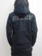 junhashimoto COLOR PRINT PARKA BLACK