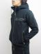 junhashimoto COLOR PRINT PARKA BLACK