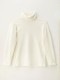 1PIU1UGUALE3 L/S TURTLE-NECK / WHITE
