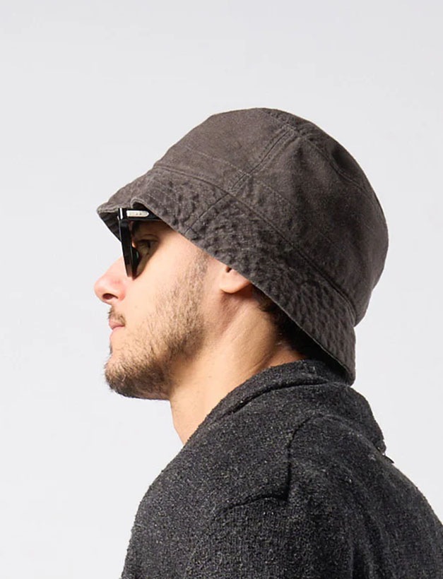 wjk vintage bucket hat / charcoal