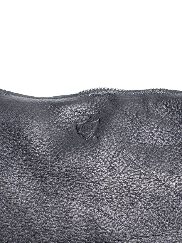 HTC BLACK LEATHER SACOCHE #SN33 TQ BLACK/BLACK