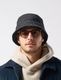 wjk vintage bucket hat / black