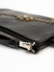 HTC CORNER ZIPPER PURSE 25TQ / BLACK x BRASS