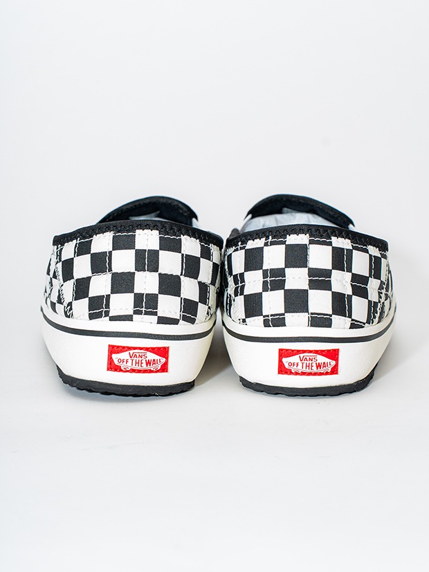 VANS Slip-Er 2(CHECKERBOARD) / BLACK/CLASSIC WHITE