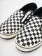 VANS Slip-Er 2(CHECKERBOARD) / BLACK/CLASSIC WHITE