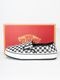 VANS Slip-Er 2(CHECKERBOARD) / BLACK/CLASSIC WHITE