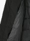 junhashimoto WRAP DOWN COAT / BLACK