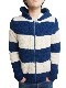 Toecutter BABYHAIR ZIP UP HOODIE BEG/NVY