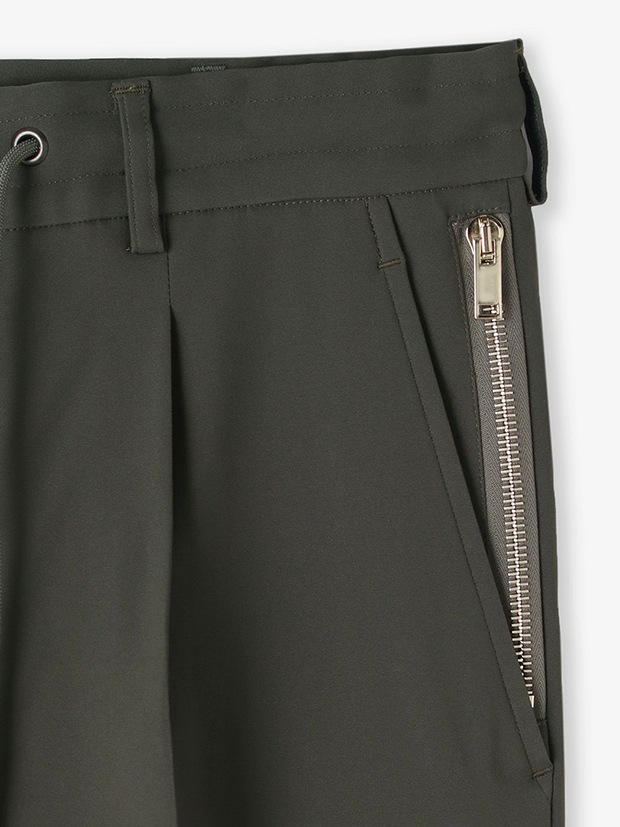 junhashimoto NEO EASY TUCK PANTS / CHARCOAL
