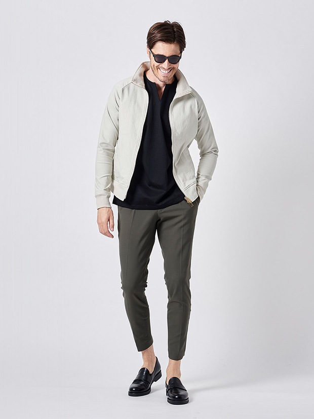 junhashimoto NEO EASY TUCK PANTS / CHARCOAL
