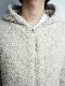 Toecutter BABYHAIR ZIP UP HOODIE BEIGE