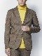 junhashimoto CHECK PATCH JACKET / BROWN