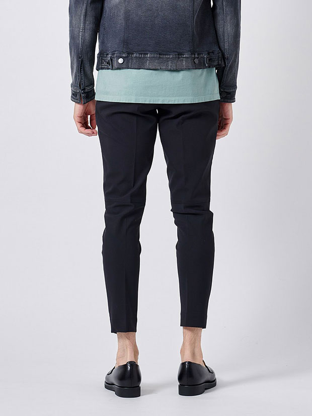 junhashimoto NEO EASY TUCK PANTS / BLACK