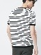 junhashimoto CU18STRIPE CREW NECK / BKxWH