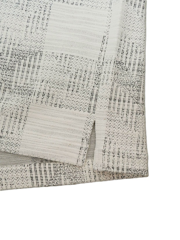 SeaGreen  SLAB YARN CHECK S/S SHIRT / GRAY