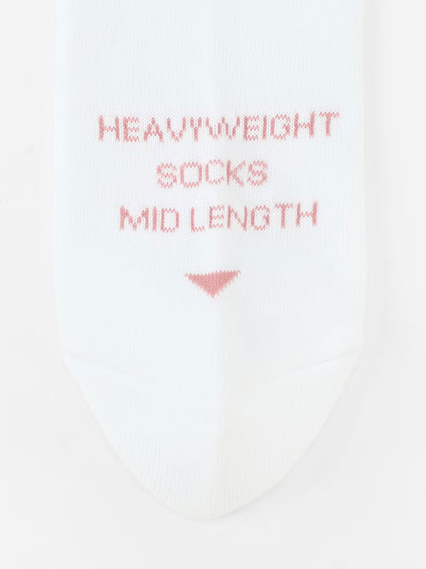 TFW49 MIDIUM LINE SOX / WHITE x PINK
