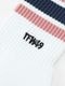 TFW49 MIDIUM LINE SOX / WHITE x PINK