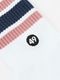 TFW49 MIDIUM LINE SOX / WHITE x PINK