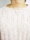 Toecutter Rib Feather Knit Crew L/S PINK