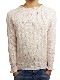Toecutter Rib Feather Knit Crew L/S PINK